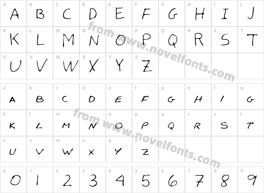 ChasesHand-PlainCharacter Map