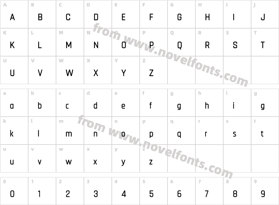 Chathura-ExtraBoldCharacter Map