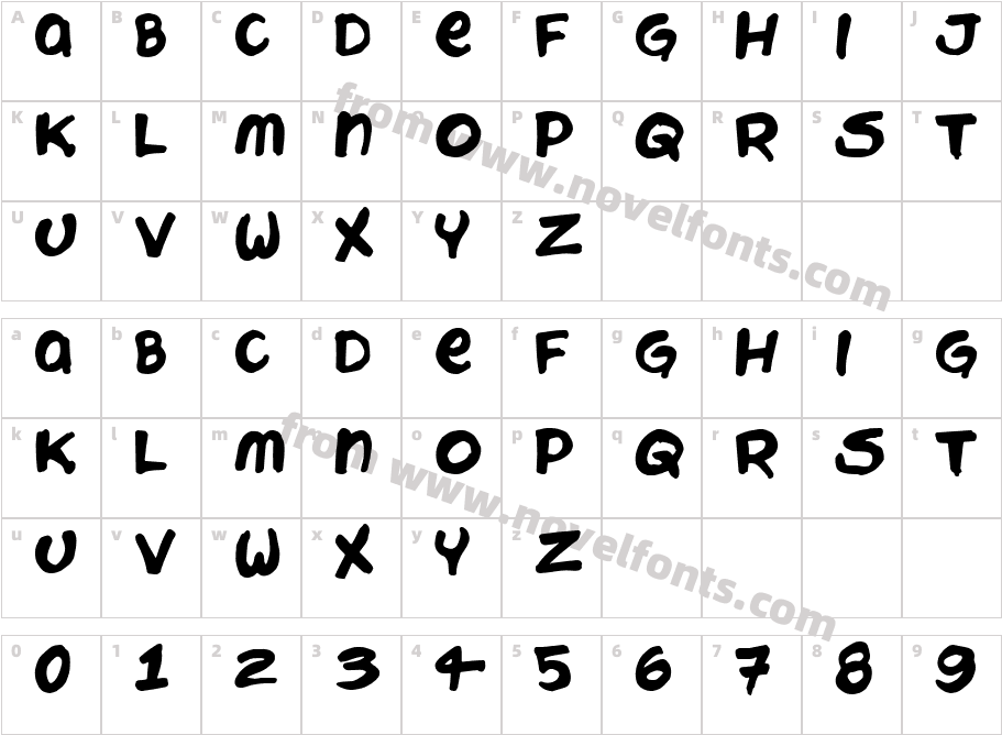 Chattery TeethCharacter Map