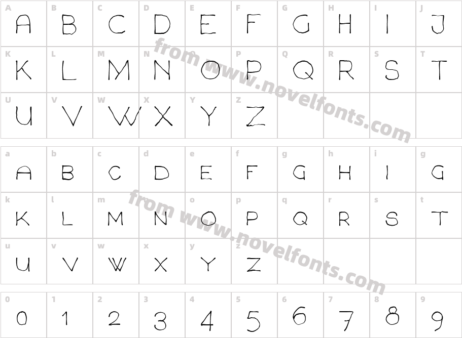 Chavenir Versal VersalCharacter Map