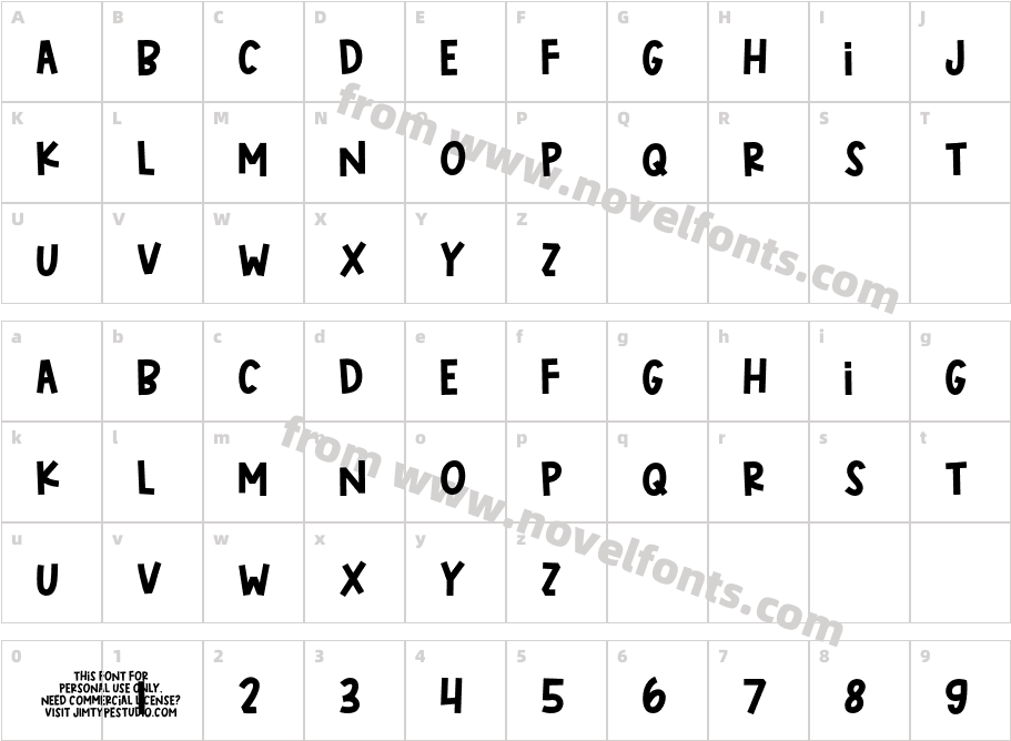 CheekyChic_PERSONALUSECharacter Map