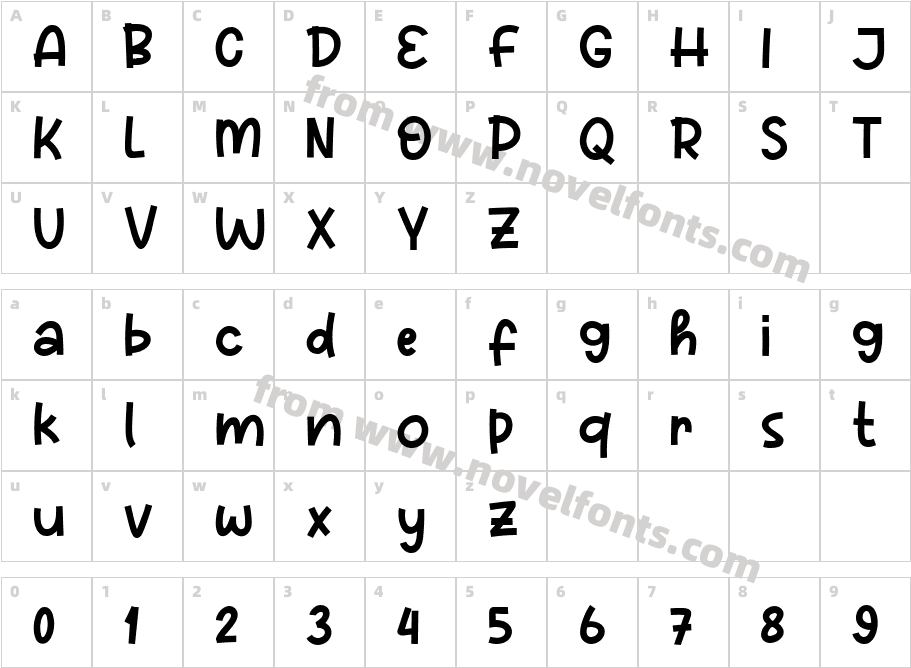 Cheese SmileCharacter Map