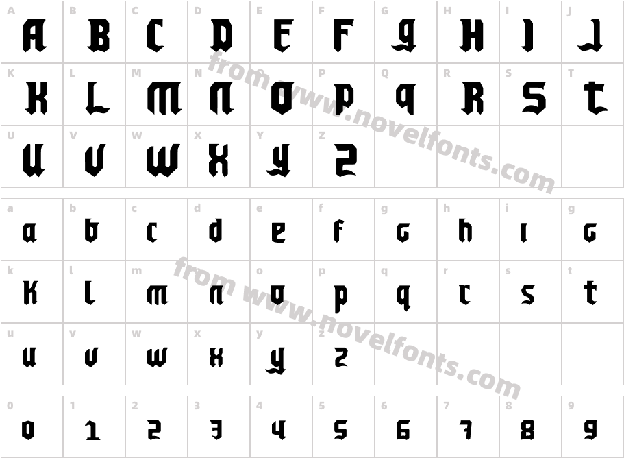 Chello PlayahCharacter Map