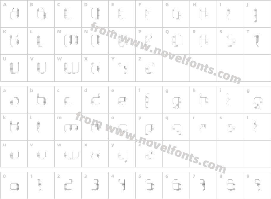 Chemo-LineCharacter Map