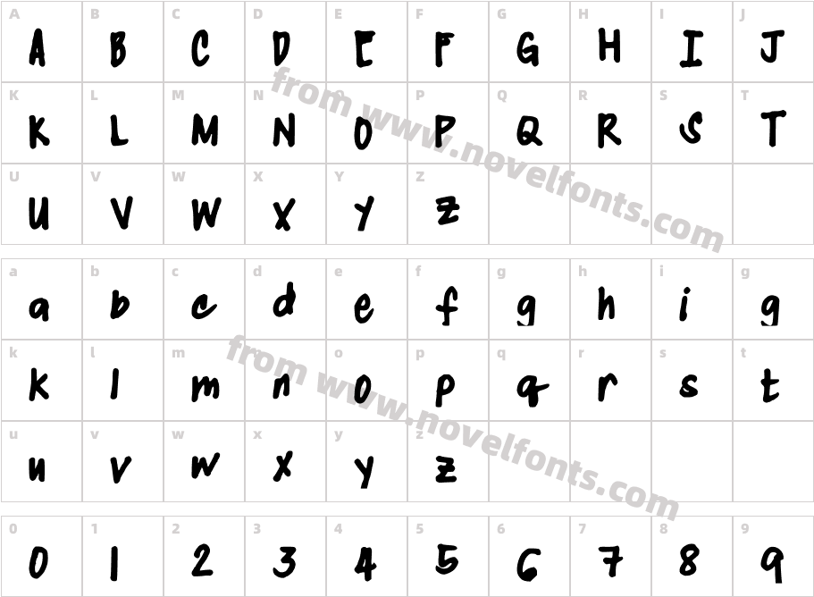 CherryOpedaSMITHCharacter Map