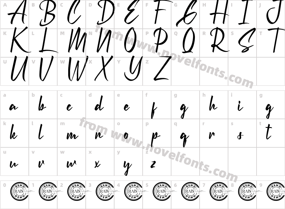 ChesneyDemoRegularCharacter Map