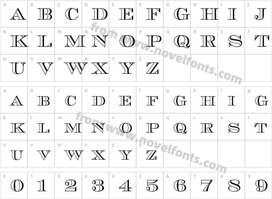 ChevalierCapsBQ-OutlineCharacter Map