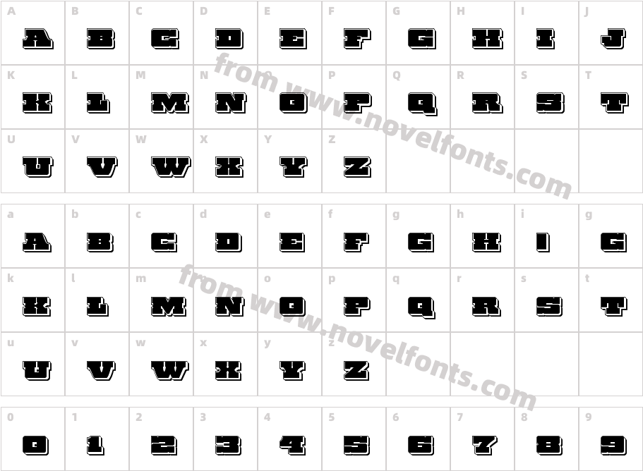 Chicago Express PunchCharacter Map