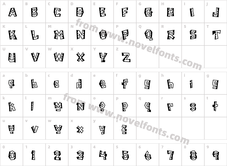 ChiladaICG-CuatroCharacter Map