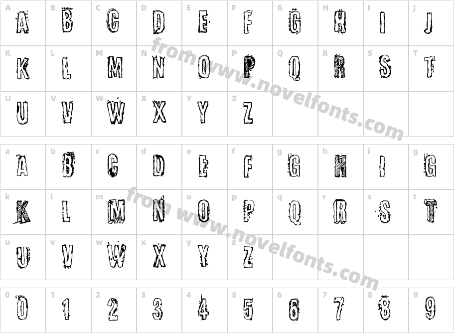 CerttoHeadlineCharacter Map