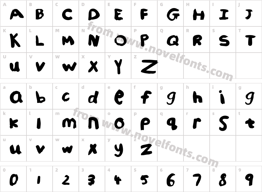 ChildsPlay-AgeNineCharacter Map