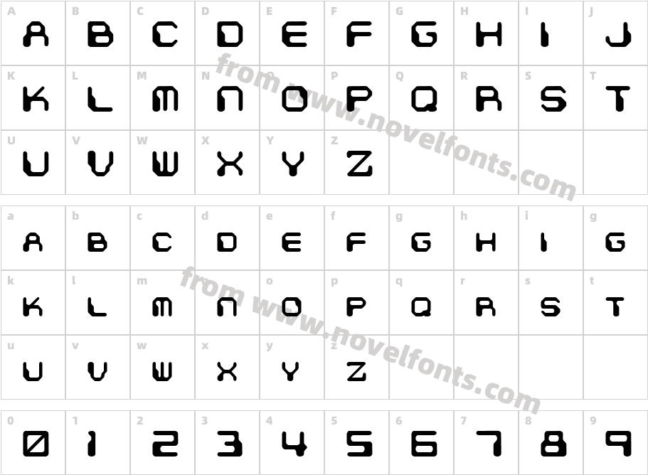 Chintzy CPU (BRK)Character Map