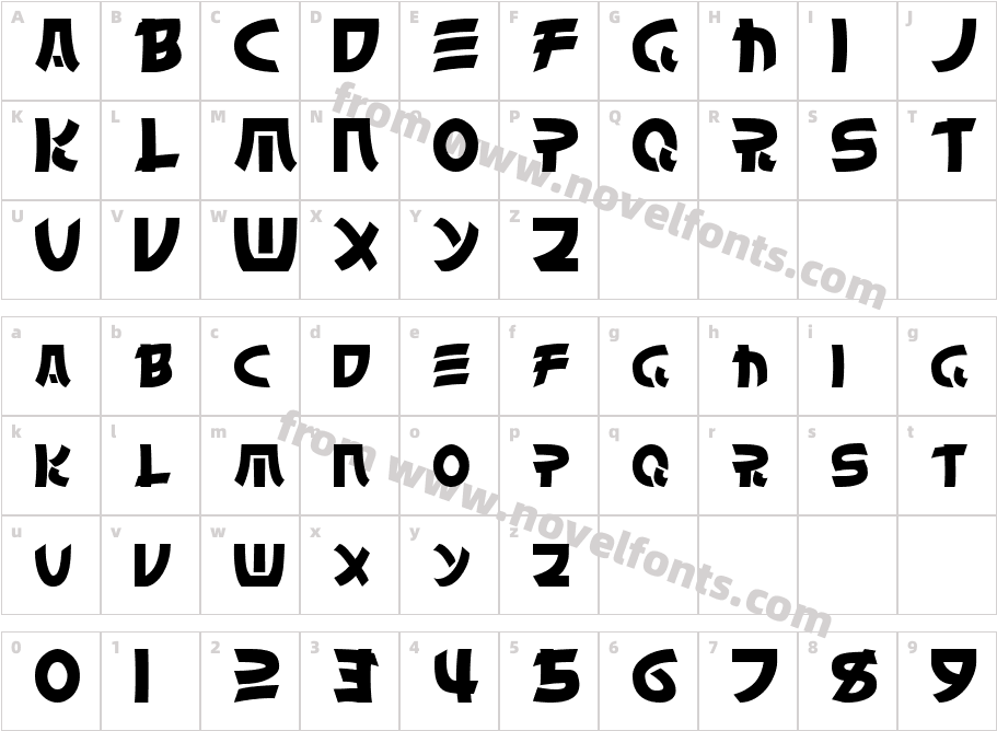 Chinyen NormalCharacter Map