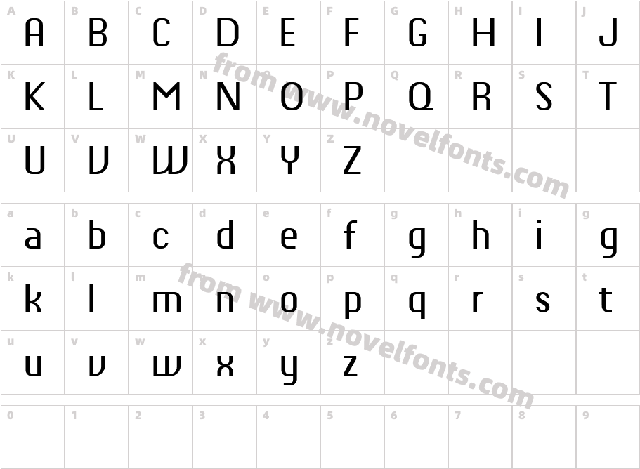 Chiq ReducedCharacter Map