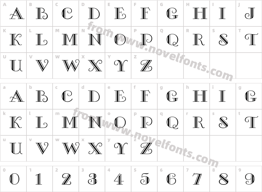 CgCharacter Map