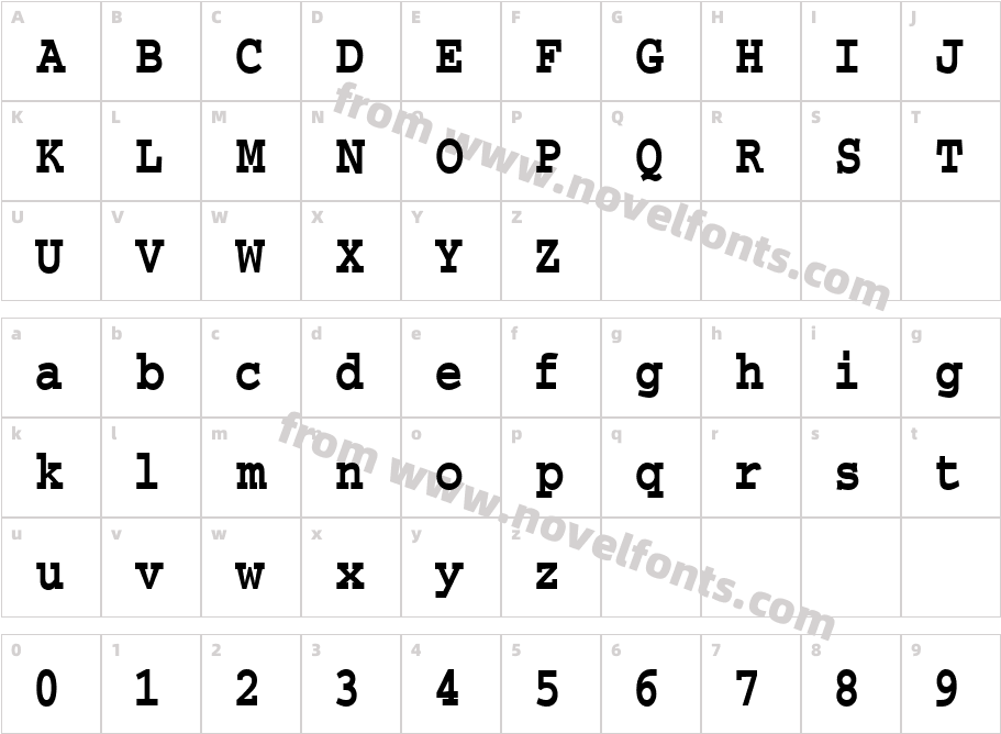 Chisel-Condensed NormalCharacter Map