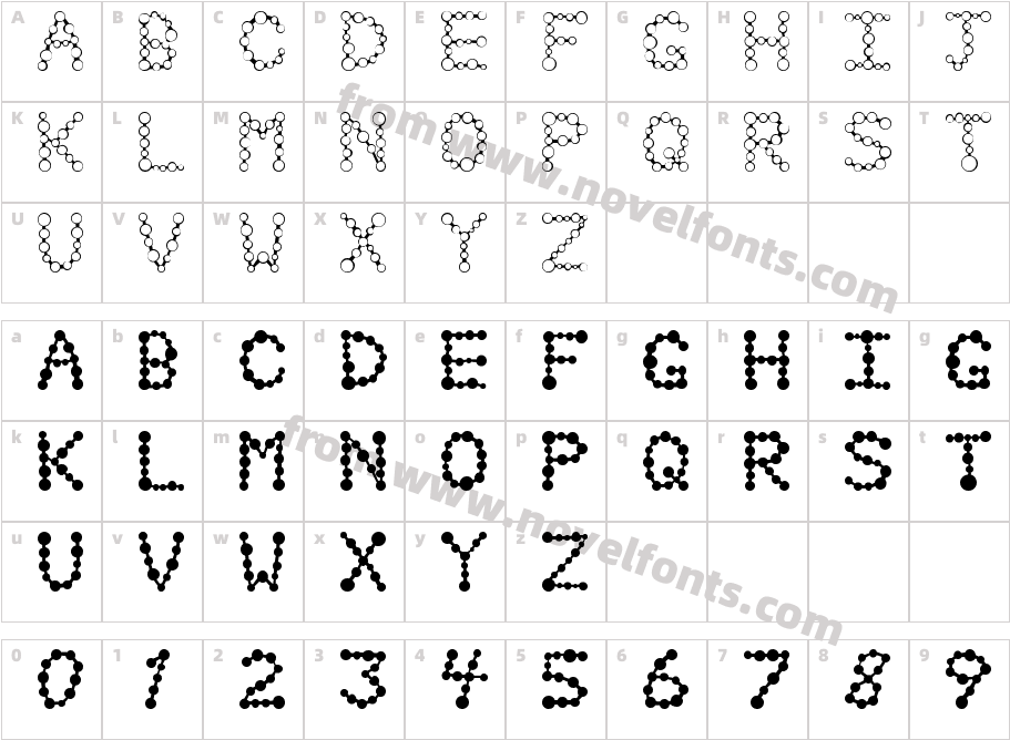 ChlorixCharacter Map