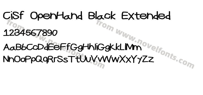 CiSf OpenHand Black ExtendedPreview