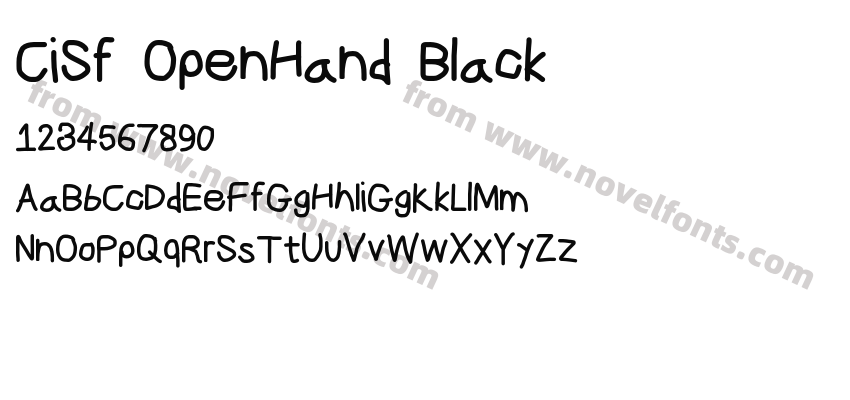 CiSf OpenHand BlackPreview