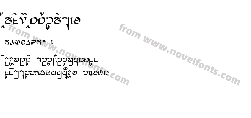 Cirnaja CalligraphyPreview