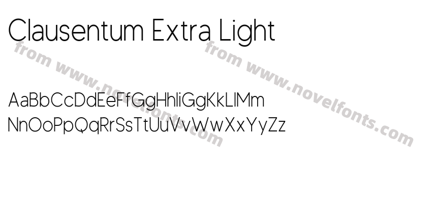 Clausentum Extra LightPreview