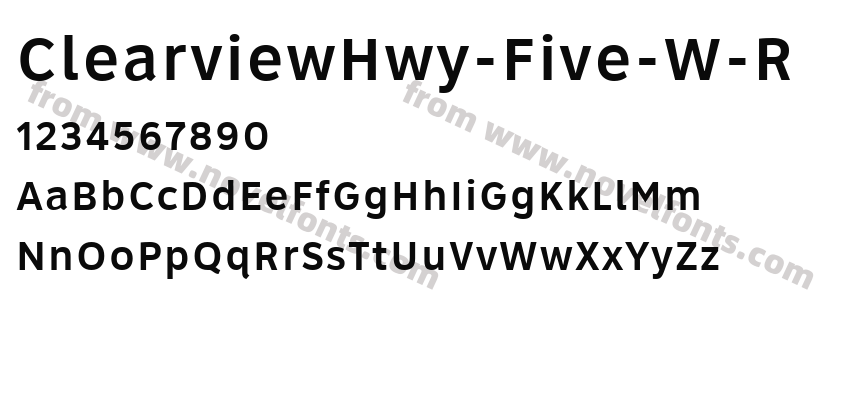 ClearviewHwy-Five-W-RPreview