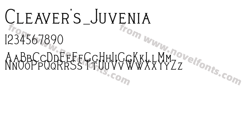 Cleaver's_JuveniaPreview