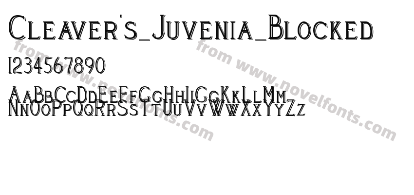 Cleaver's_Juvenia_BlockedPreview