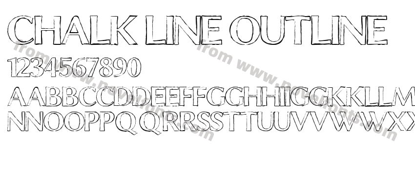 Chalk Line OutlinePreview