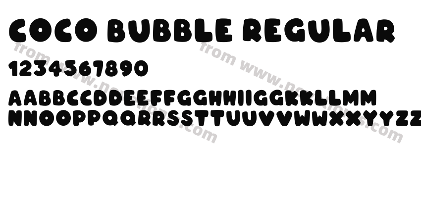 Coco Bubble RegularPreview