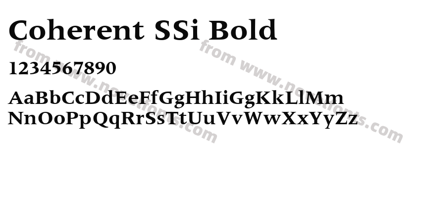 Coherent SSi BoldPreview