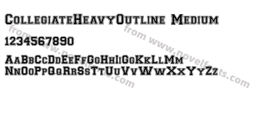 CollegiateHeavyOutline MediumPreview