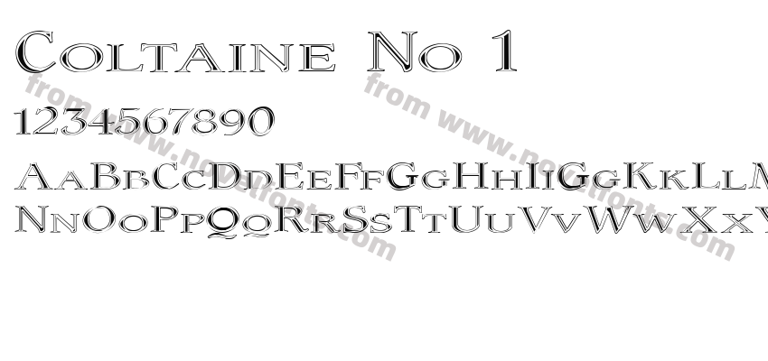 Coltaine No 1Preview