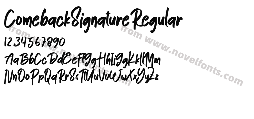 ComebackSignatureRegularPreview