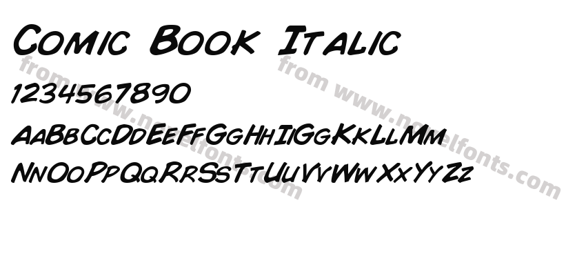 Comic Book ItalicPreview