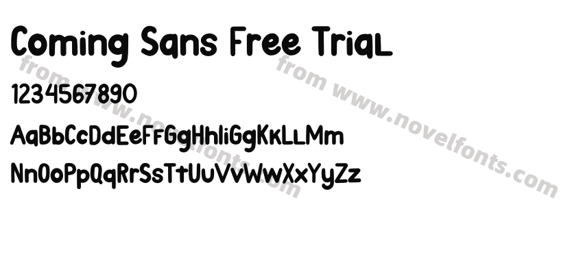 Coming Sans Free TrialPreview