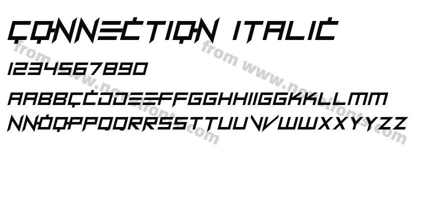 Connection ItalicPreview