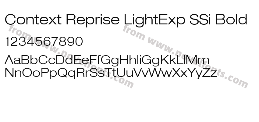 Context Reprise LightExp SSi BoldPreview