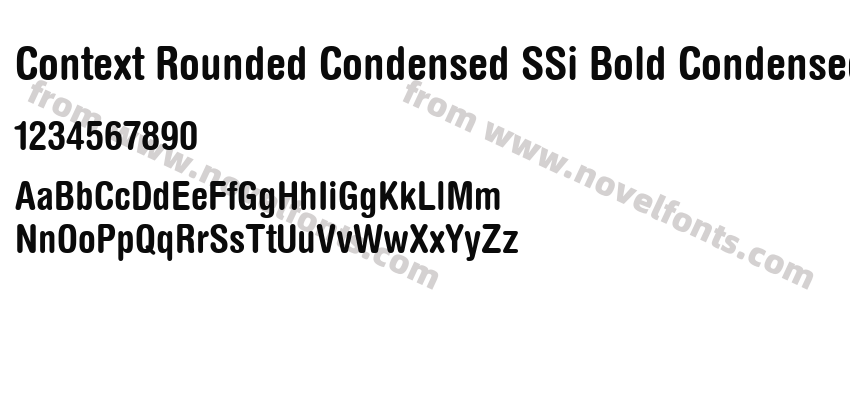 Context Rounded Condensed SSi Bold CondensedPreview