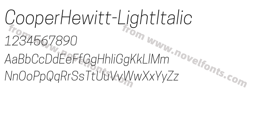 CooperHewitt-LightItalicPreview