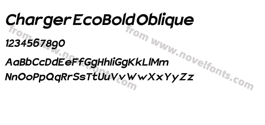 Charger EcoBold ObliquePreview