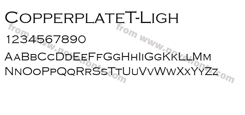 CopperplateT-LighPreview