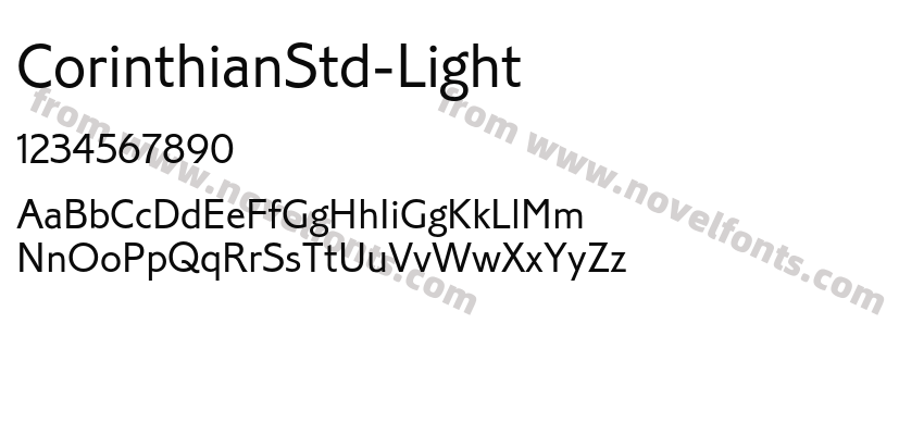 CorinthianStd-LightPreview