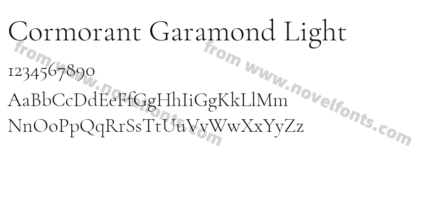 Cormorant Garamond LightPreview