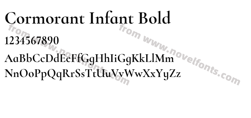 Cormorant Infant BoldPreview