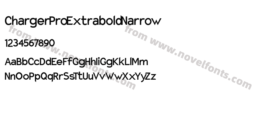 Charger Pro Extrabold NarrowPreview