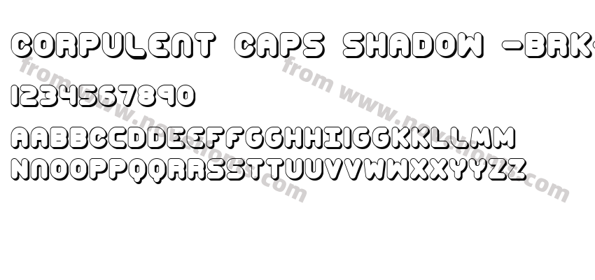 Corpulent Caps Shadow -BRK-Preview