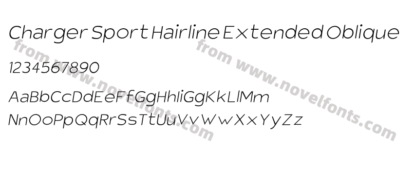 Charger Sport Hairline Extended ObliquePreview