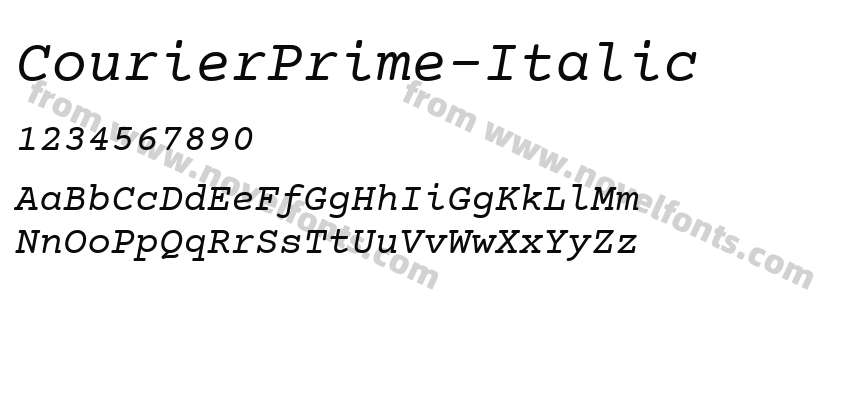 CourierPrime-ItalicPreview