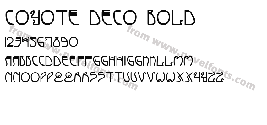 Coyote Deco BoldPreview